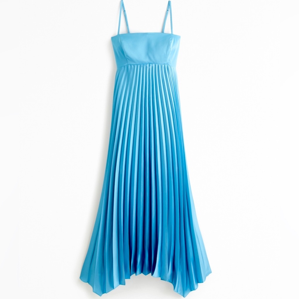 Abercrombie & Fitch Blue Midi Dress